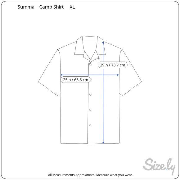 Summa Men Hawaiian camp shirt p2p 25" XL aloha tropical vintage linen abstract - Picture 2 of 9